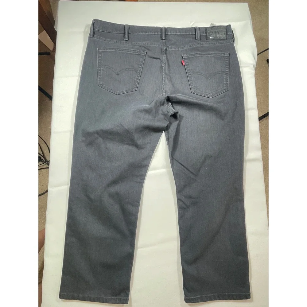 Levi's‎ 541 Jeans Athletic Fit Gray Denim Pants W44 L29